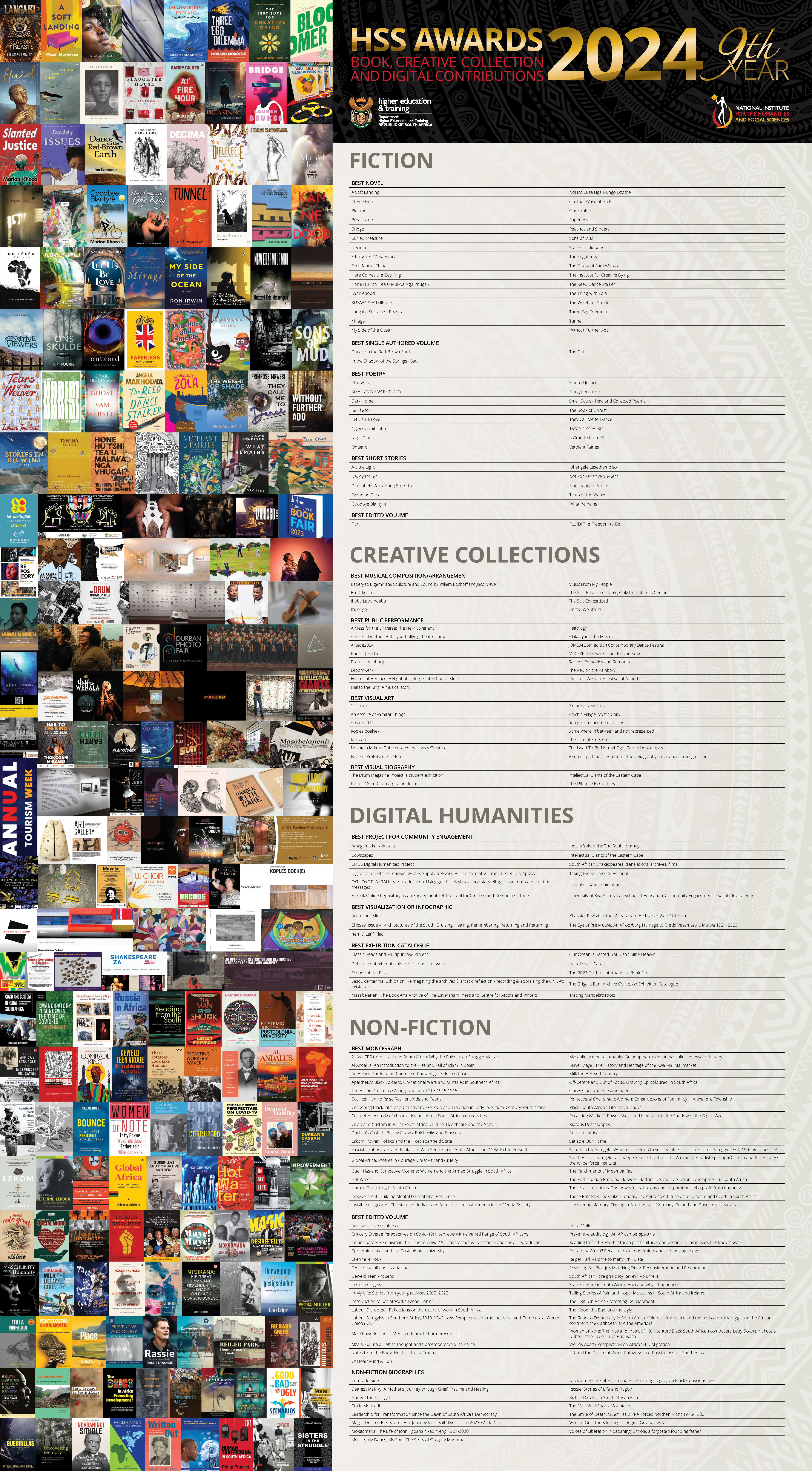 HSS Awards 2024 Long List
