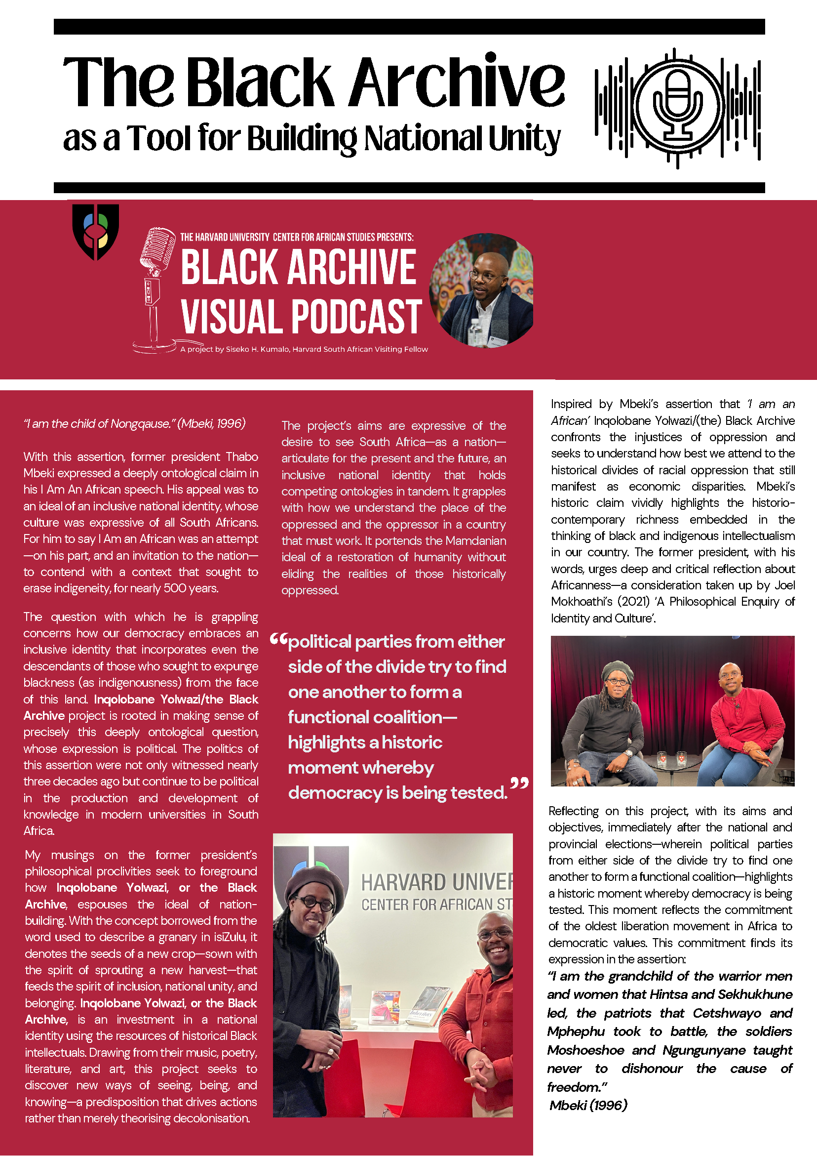 Dr Siseko's Opinion Piece